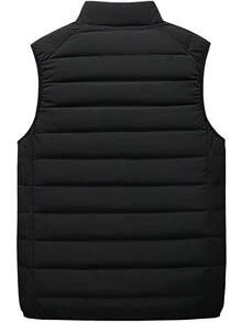 Men Thermal Underwear Vests - Apricot - View 2