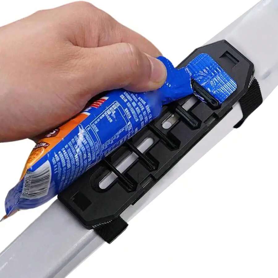 Portable Bicycle Energy Gel Holder Elastic Rope Easy To Use Bike Storage Box Lightweight Black Bike Energy Bar Buckle - Black - View 1