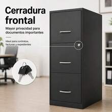 Filing Cabinets - Black - View 5