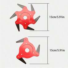 Lawn Mower Grass Trimmer Blades, 3-Tooth 6-Tooth Multi-Function Weeding Machine Cutter Head, Garden Tool Accessories - Multifunctional Brush Cutter Attachments - View 6