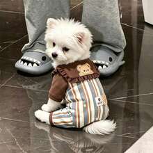 1pc Cute Pet Jumpsuit Cat Dog Four-Corner Pants, Soft And Breathable, Comfortable For Autumn/Winter Wear, Pet Pullover - Multicolor - View 15