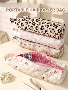 2pcs New Hair Dryer Storage Bag - Travel Essential, Portable & Lightweight, Stylish & Elegant, Suitable For Home And Outdoor, Ideal Gift For Girls - Multicolor - View 3