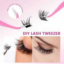 DIY Lash Kit 40D‑50D Mixed Cluster Lashes With Application Tools For Daily Party - D - View 6