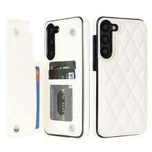 WEFOR Wallet Phone Case For Galaxy S26 S25 S24 S23 S22 Ultra Plus S25EDGE 24 FE, Multi-Card Slot Design, Magnetic Clasp, Built-In Stand, Shockproof Protection Cover, Compatible With IPhone 17 AIR 16e 16 15 14 13 12 11 Pro Max XR XS MAX, Magnetic Design, RFID Anti-Theft Card Slot, Magnetic Phone Protective Case, Shockproof, Unisex - White - View 22