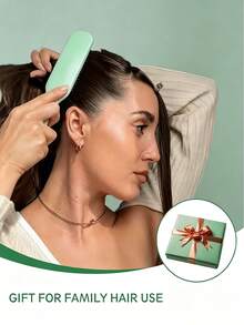 Smooth Hair Brush, Can Smooth Flyaway Hair And Frizz, Create Sleek Ponytail, Bun And Edge Hairline | Hair Comb, Edge Brush, Padding Brush, Unisex Styling Accessory - Multicolor - View 3
