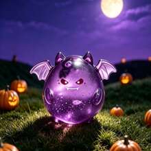 Ruunjoy 2026 Halloween Q-Version Anime Character Set, Cute Pumpkin Ghost Bat Cartoon Plush Toys, Slow Rebound Soft Stress Relief Interactive Toys, Toddler Toys, Halloween Decoration, Squeeze Toys, Halloween, Children's Toys, Squishy Toys - Multicolor - View 4