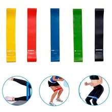 5pcs Resistance Bands, Workout Bands, Suitable For Women's Hips And Legs. A Training And Fitness Band For Home Gym Workout Equipment - Multicolor - View 2