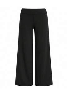 Women's Commuting Sports Elegant Modern Workplace Solid Color Slim Fit Flare Pants Black Spring - Black - View 3