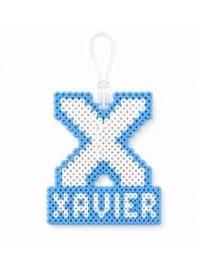 Ayotu Customized Personalized Letter Luggage Tags & Backpack Charms Keychains - Pixel Beads Style Luggage Identification Tags, Fuse Beads Travel Identification Tags, Includes Customized Letters & Lanyards, Pixel Style Art, Pet Identification Tags, Travel Essentials, Travel Storage Bag Accessories, Customizable Luggage/Backpack Decorations, Suitable For Men & Women Travel Use, Great Choice For Graduation Travel Gifts - Multicolor - View 33