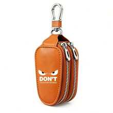 Personalized Creative"Don't Touch My Keybag"Increased Capacity Double-Layerplain Key Bag2D Printingdual Zippermultifunctionalkeystorage Bag,Men's Gift - Multicolor - View 17
