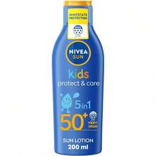 Nivea [Sun] Kids Prot&Care Crm Spf50+ (200ml) - Sun Lotion - View 1