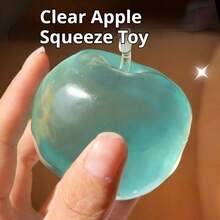 Slushy Squishy,Creative Fun Green Tea, Blue Apple, Pink Apple, Red Apple Slow Rebound Squeeze Toy, Super Soft Butter-Like Texture, Stress Relief Fidget Toy,Back To School,Halloween - Multicolor - View 5