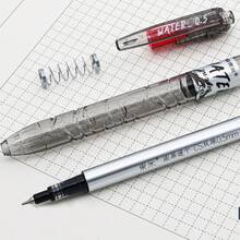 12pcs Dongmi Retractable Neutral Pens, INS Minimalist Transparent Barrel, CS Conical Tip 0.5mm, Student Exam Practice Pens, INS Style Transparent Body, Multiple Fresh Colorful Shells, Exquisite Appearance, CS Conical Tip 0.5mm, Smooth And Stable Tip, Even And Fluid Ink Flow, No Ink Skipping Or Fading, Comfortable Hand Feel For Long-Term Writing, Uniform Black Ink Refill, Clear And Neat Handwriting, Retractable Tip, No Cap Needed - A - View 3