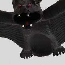 Halloween Prank Scary Soft Rubber Realistic Bat, Haunted House Mall Decoration Hanging Ornament 3D Bat Doll - Multicolor - View 8
