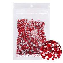 80+ Colors Silver Base Non-Hotfix Mixed Size SS3-SS20 1440pcs High Quality Handmade Rhinestones, Suitable For Wedding Dress Accessories And Other Applications - Silver Base, Mixed Sizes - View 15