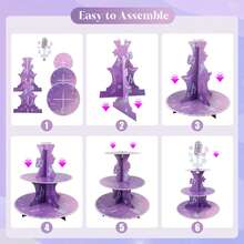 Music Theme Cupcake Stand, Birthday Party Decorations, Cake Decorations, Dessert Table Cupcake Stand And Tray, 3-Tier Cupcake Stand For Birthday Party Decorations - Style 1 - View 6