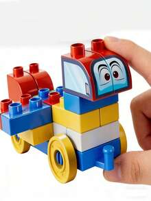 2026 New Children's Large Building Blocks Car DIY Assembly Toy Set, Creative Educational STEM Toy, Suitable For 3-6 Years Old, Large Building Blocks Puzzle, Ideal For Early Childhood Education And Birthday Gift - Multicolor - View 10