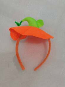 1pc Hot-Selling Cross-Border Holiday Pumpkin Headpiece, Suitable For Holiday, Party And Event Decoration, Multiple Styles Available - Multicolor - View 3