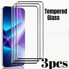 3pcs/Pack, Compatible With Honor 200/200 Pro/400 Pro/Magic 7 Lite/Magic 7 Pro/Magic 7/Magic 8 Pro/200 Lite/200 Smart/400/400 Lite/400 Smart/X7D/X8D/X9D/X6C/Magic 7/X8C/600 Lite/600/600 Pro Screen Protector, 9H Hardness Tempered Glass Screen Protector, Anti-Scratch, Anti-Drop, Waterproof, Wear-Resistant, Full Screen Coverage, Easy Installation, High Clarity Transparent, Touch Sensitive, Elegant Appearance, Screen Protector - Colorless - View 4