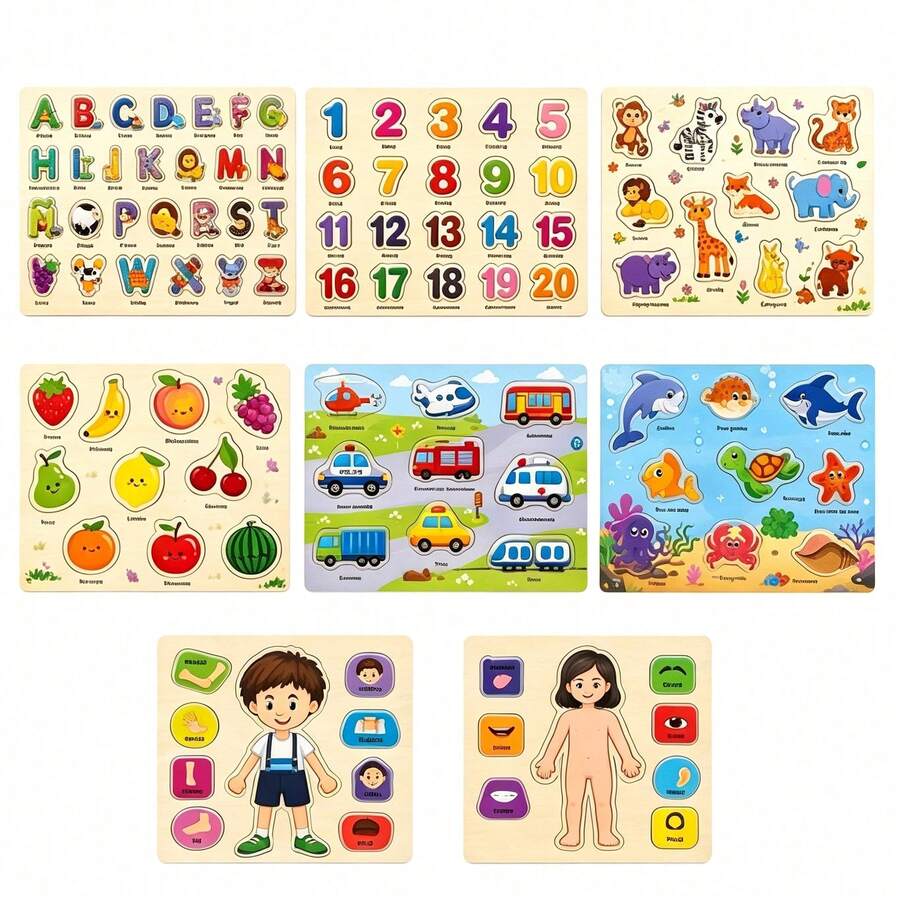 Kids Shape Sorters - STW-40002-8-piece Set - View 1