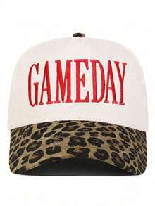 Color-block - Beige Leopard Print