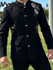 Men Blazers - Black - View 2