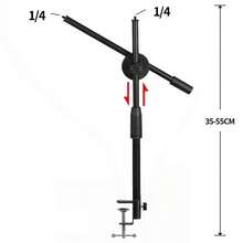 Horizontal Tripod For Phone Smartphone Table Overhead Tripe Stand For Mobile Cellphone Filming Photography Articulated Arm - View 8