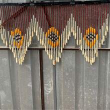 Decorative Short Doorway Bead Curtain 90x50cm, Random Style, 60-Strand Design - Multicolor - View 8