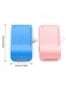 1/2pcs Magnetic Seam Guide Featuring An Accurate Graduated Scale, Standardized Edge Guard, Positioning And Pressing Line Removal, Designed For Various Edge Guiding Tasks In Both Home And Industrial Sewing Machines - Multicolor - View 7