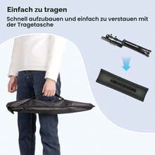 Foldable, Stable 2-In-1 Music Stand, Extendable And Height-Adjustable (Up To 136.5 Cm), Tiltable By 180 Degrees, Suitable For Playing While Standing And Sitting, Including Carrying Bag, Ideal For Concerts And Rehearsals - Black - View 6