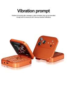 2026新款 SERVO I18 Pro 翻蓋手機 2G GSM 1.77吋 Type-C 通話錄音 魔術語音 黑名單 雙卡 Mini 折疊手機 - 金色 - 查看 10