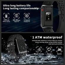 Gawsug GAWSGU Dual Strap No Screen Fitness Tracker GPS Track IP68 Waterproof Smart Band Heart Rate Sleep Monitor Calorie Minimalist Bracelet - View 4