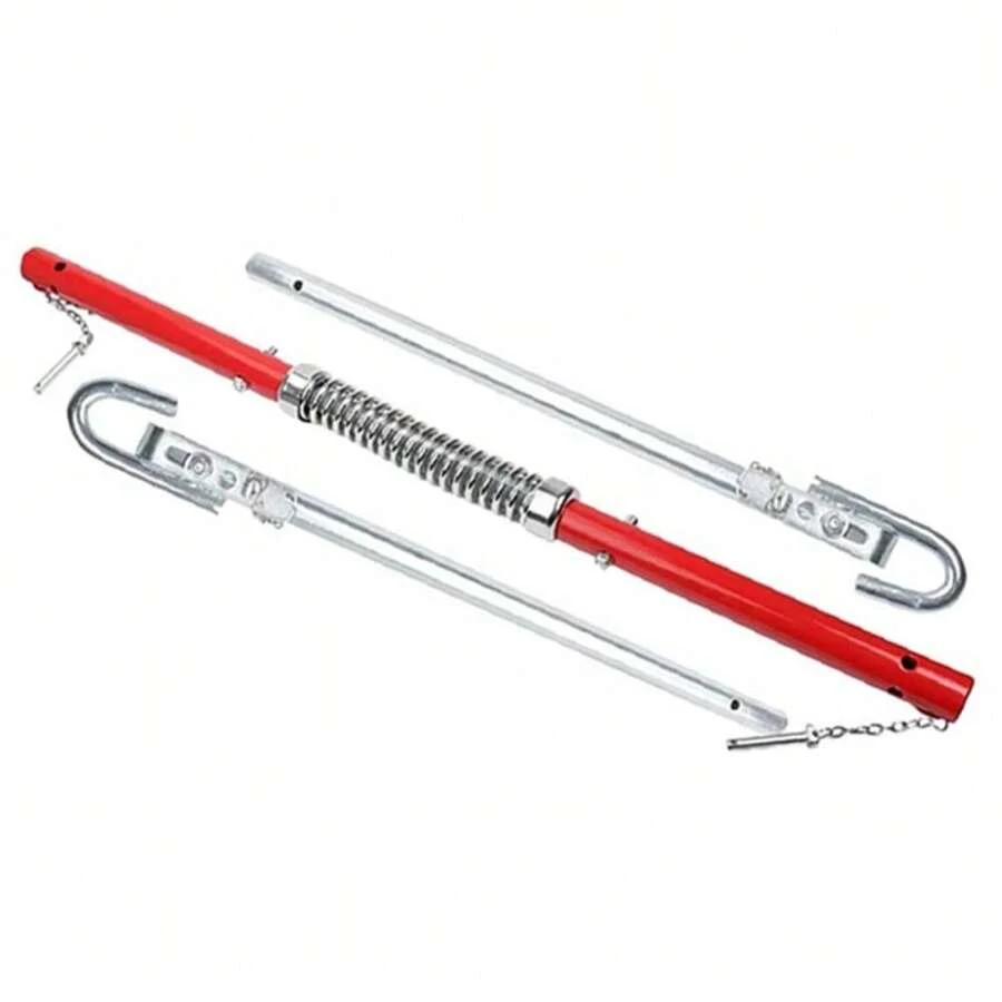 3 Ton Steel Towing Bar Pole Recovery Tow Pole Damper Spring For Car Van Truck Uk - A - View 1
