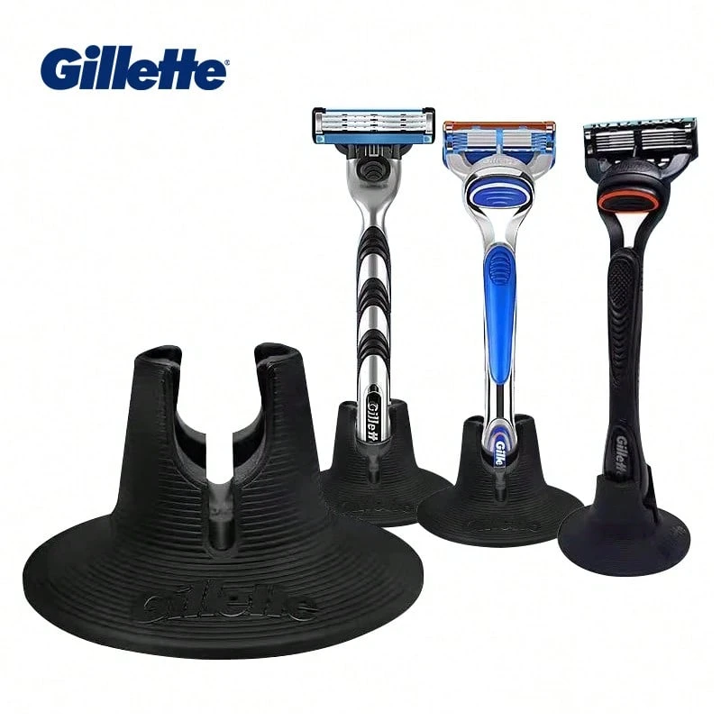 1pc Gillette Razor Stand Holder Compatible With Gillette Vector2, Vector3, Mach3 And Fusion5 Razors - Multicolor - View 1