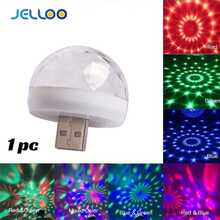 JELLOO 1/2/4pcs USB Mini Disco Light, Stage DJ Light, Dance Hall Magic Ball Light, USB Powered, Suitable For Birthday Party, Christmas, Home KTV, Wedding Performance, Bar, Car Interior Decoration, Premium Choice - Colorful DJ Light - View 14