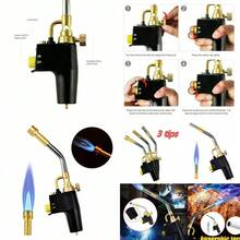 Professional Propane Mapp Blow Torch Welding Soldering Gas Plumbing Kit + 3 TIPS - VJJ0296 - View 2