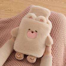 1000ml Warm Water Bottle With PVC Lining, Cute Plush Animal Design, Detachable Portable Menstrual Heating Pad, Suitable For Hands And Feet, Fast Heating And Long-Lasting Warmth - Multiple Styles - View 14