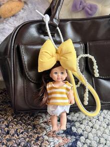 1pc [Cute Baby Series]Soft Keychain Bag Charm DIY Accessory Decoration Gift,Purse Charms - Multicolor - View 4
