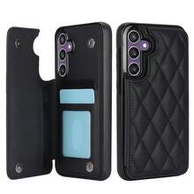 WEFOR Wallet Phone Case For Galaxy S26 S25 S25 S24 S23 S22 Ultra Plus S25Edge 24 FE, Multi-Card Slot Design, Magnetic Clasp, Built-In Stand, Shockproof Protective Cover, Compatible With IPhone 18 17 AIR 16e 16 15 14 13 12 11 Pro Max XR XS MAX, Magnetic Design, RFID Anti-Theft Card Slot, Magnetic Phone Protective Case, Shockproof, Unisex - Black - View 24
