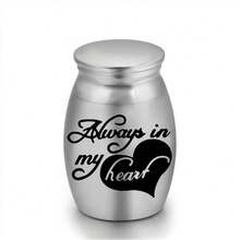 Stainless Steel Small Pet Urn Paw Bird Heart Tree Pattern Pet Cremation Keepsake Urn Memorial Ash Holder Container Jar For Dogs - Multicolor - View 13