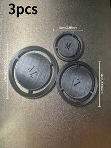陶瓷足環壓模工具組，5種尺寸 XS/S/M/L/XL 黏土底座模具，可重複使用陶藝底部成型工具，可製作均勻一致的陶瓷足，手工壓製陶瓷足造型工具，適用於碗、馬克杯、盤子手工藝，輕量陶藝製作配件 - 彩色 - 查看 9