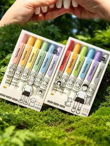 Clickable Fluorescent Highlighter Pens For Students, Key Point Marking And Planner Colorful Pens - Fluorescent Pen - View 8
