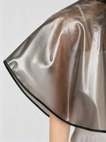 1pc Professional Waterproof Hair Dyeing Cape, Essential Hairdressing Tool For Salon And Home Haircuts - Multicolor - View 5