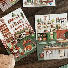 My Room Scene Stickers, Large Landscape Stickers, Scrapbook Stickers, Miniature Landscape Stickers, Decorative Stickers, Immersive DIY Stickers, Adult Craft Stickers, Halloween Gift, Stress Relief, Craft Enthusiasts - A - View 3