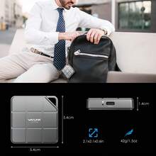 USB-C M.2 NVMe/SATA SSD Enclosure,10Gbps USB 3.2 Gen2 External Case For 2230/2242 SSD,Tool-Free,Aluminum,Up To 8TB - Grey - View 8