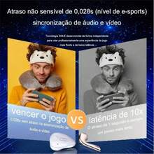 Versão 5.3 de Fones de Ouvido Sem Fio com Clipe de Orelha Aberta e Microfone Integrado, Fones de Ouvido Esportivos com Microfone Embutido, Gancho de Orelha e Estojo de Carregamento com Visor Digital, Caixa de Carregamento Sem Fio e Condução Óssea Leve - branco. - Visão 4