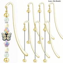 3/6/8/10pcs Beaded Bookmarks - Handmade Metal Bookmarks, Craft Beaded Book Charms, Exquisite Bookmarks, Perfect Gift For Book Lovers, Students, Teachers, Friends And Family - Beaded Bookmark - View 18