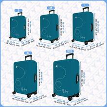 1PC, Flat Print Design, Print Design - No Texture, Accessories Only, Luggage Protective Cover, Does Not Include The Luggage Shown In The Picture, Suitable For 20 To 28 Inch Luggage, Made Of Thick High-Quality Fabric, Essential Accessory For Your Travel And Checked Luggage. - Multicolor - View 5