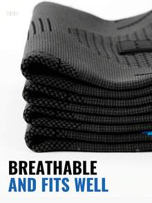 1 Pair Kids Knitted Knee Pads, Sports Knee Pads, Football Accessories, Professional Dance Training Protective Gear - Multicolor - View 5