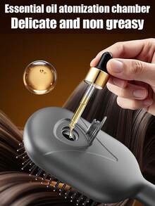 High-Frequency Vibration Mist Massage Comb, Deep Penetration Nourishing Hair Roots, Creating Voluminous And Thick Scalp Care Comb - Multicolor - View 9